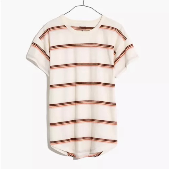 Madewell Tops - Madewell Whisper Cotton - Rib Crewneck Tee - M